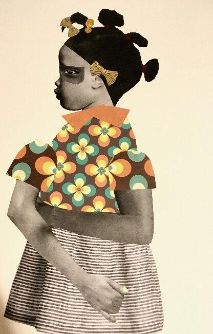 Deborah Roberts work from the Collection Margaux & Raphaël Blavy.