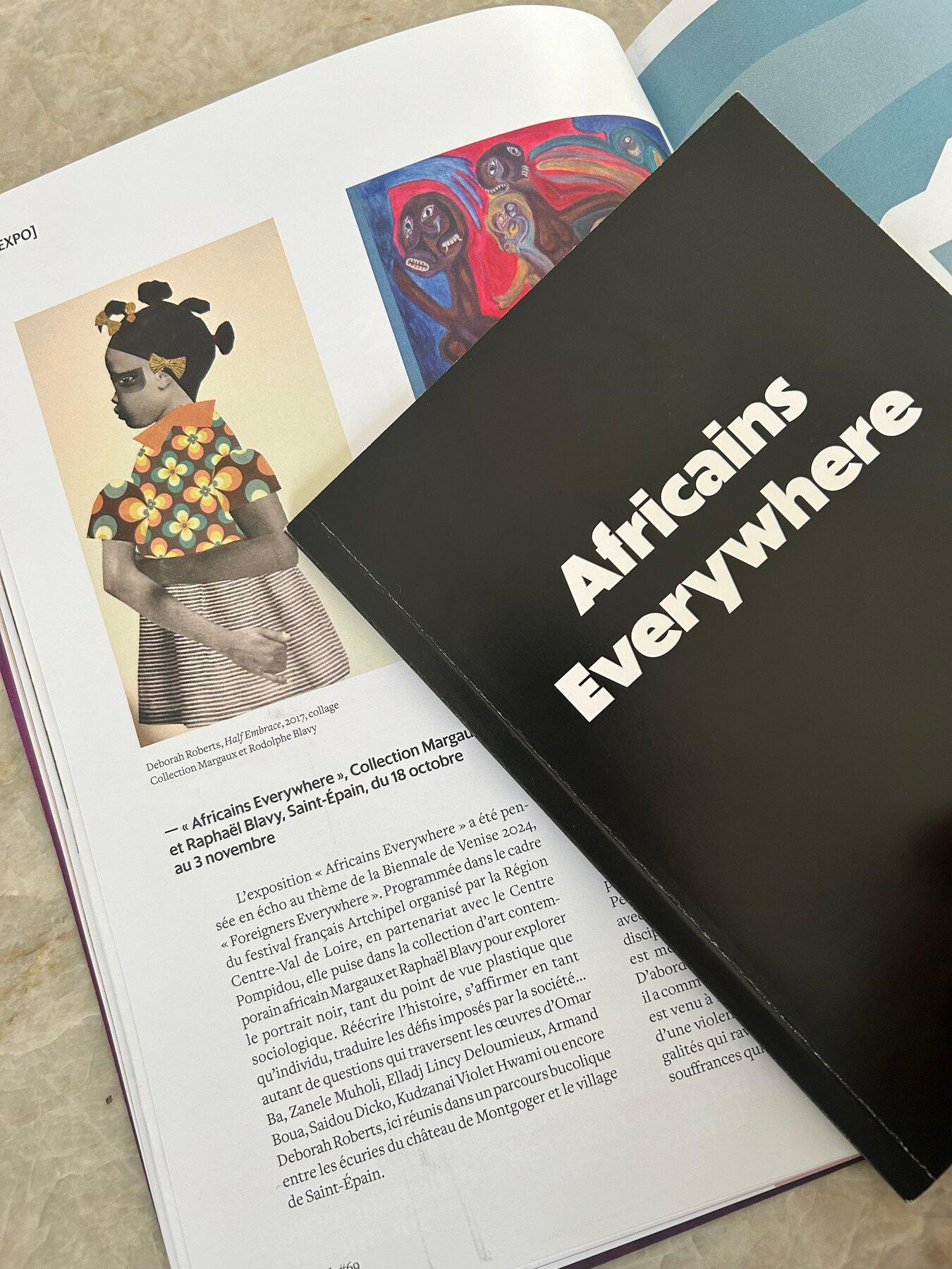 African contemporary art publications and printed material related to the collection.