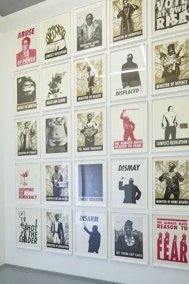 KUDZANAI CHIURAI — The Ministers, 2017. Posters.